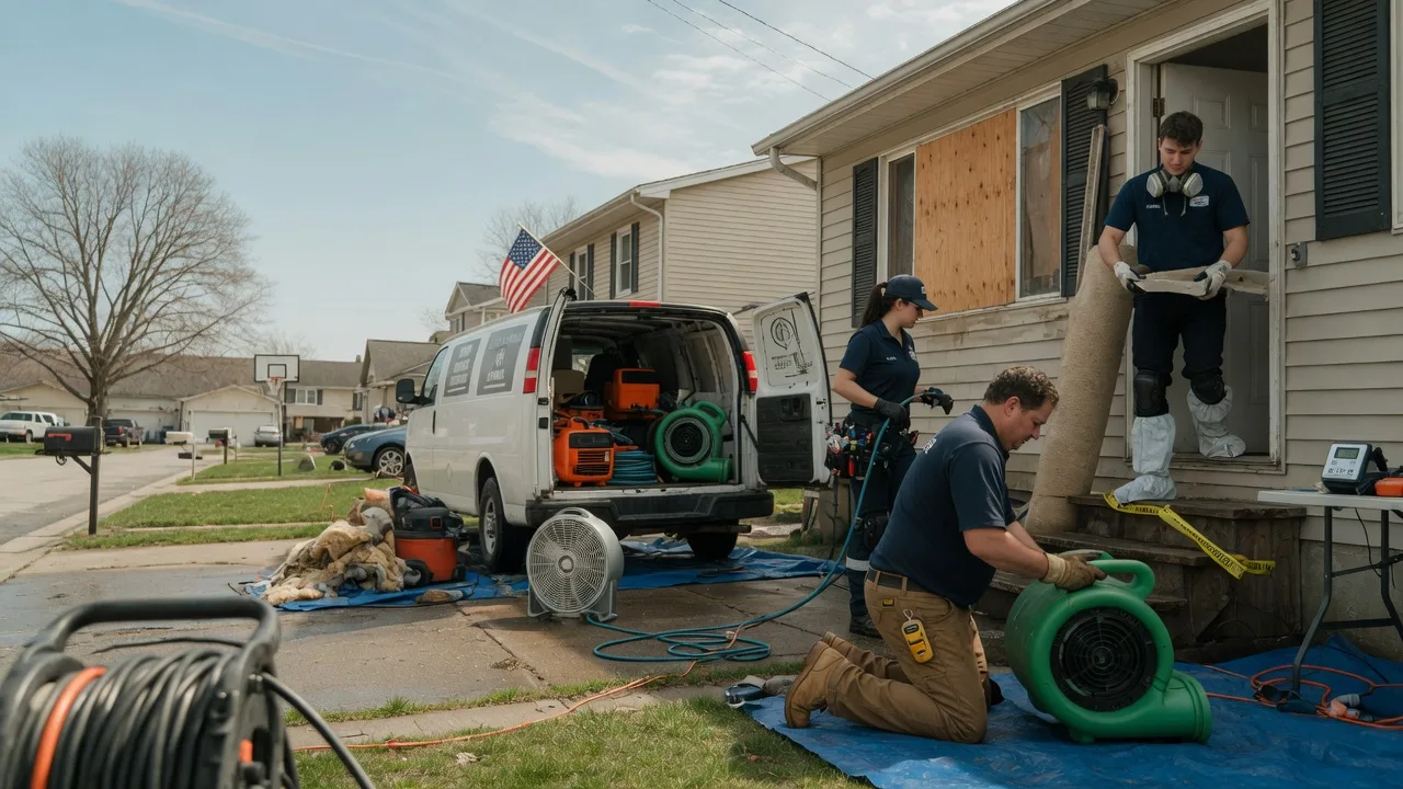 Water Damage Restoration in Cherokee, KS near me